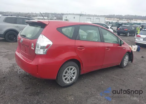 2012 Toyota Prius V Three из США, поврежденный, VIN JTDZN3EU3C3131626